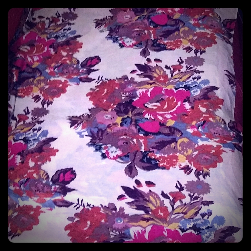 Floral print Infinity scarf